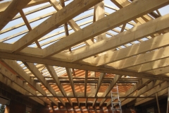 charpente maison en construction charpenterie