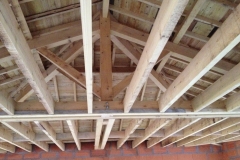 charpente bois construction d'une maison