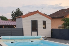 abris de jardin ou de piscine bardage cerdral