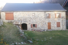réfection d'une couverture charpente corps de ferme